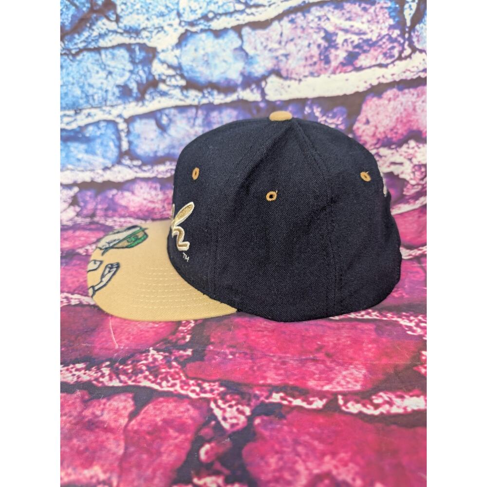 VtgNotre Dame Fighting Irish Snapback Hat Script Starter Brim Logo 100% Wool - Picture 5 of 12